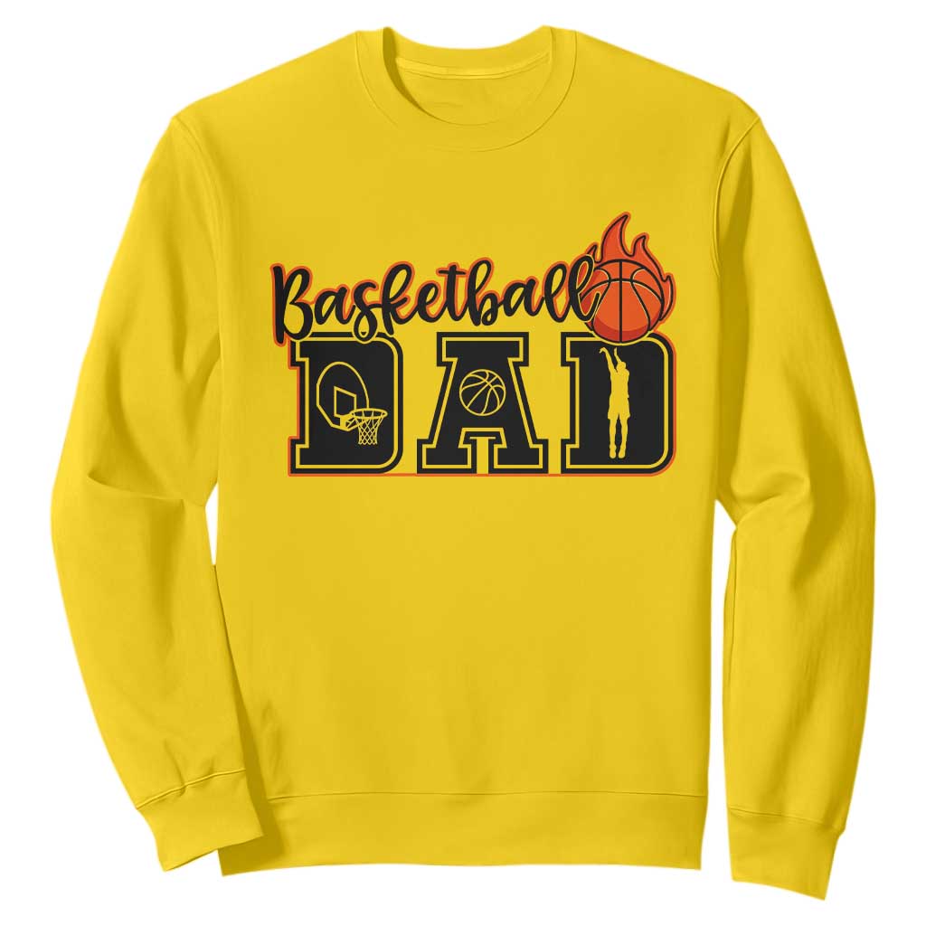 Basketball Dad Sweatshirt Gift For Sport Lover TS12 Daisy Print Your Wear