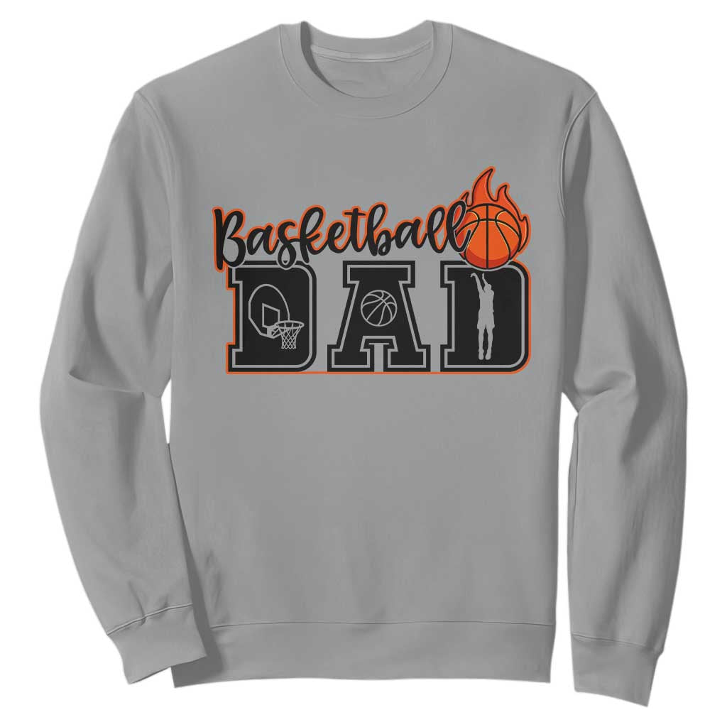 Basketball Dad Sweatshirt Gift For Sport Lover TS12 Sport Gray Print Your Wear