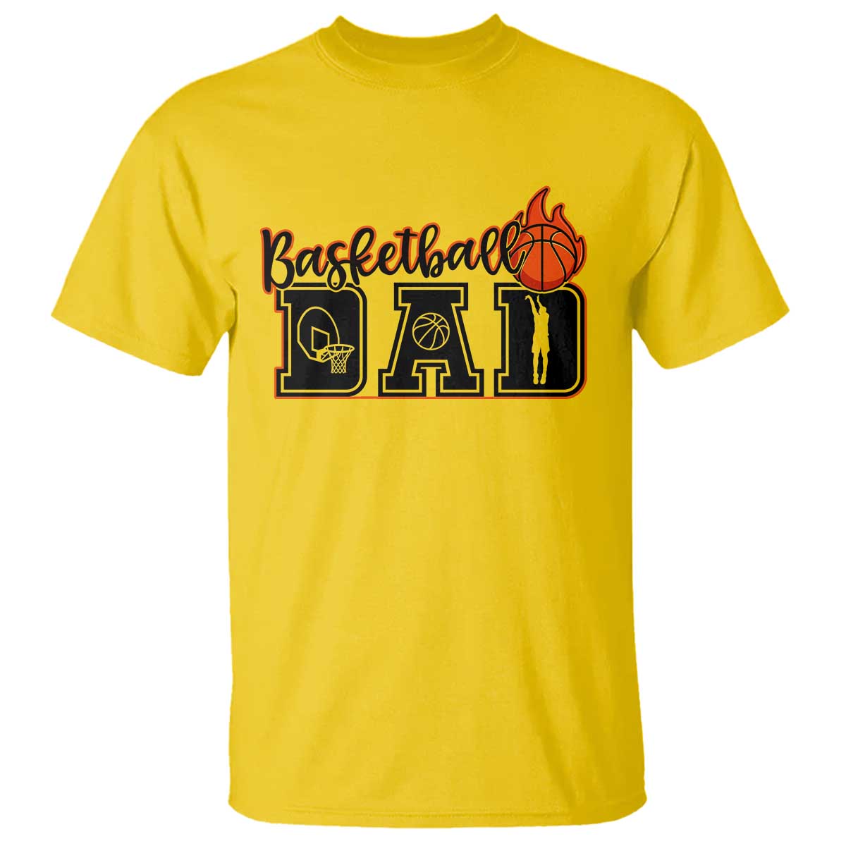 Basketball Dad T Shirt Gift For Sport Lover TS12 Daisy Print Your Wear