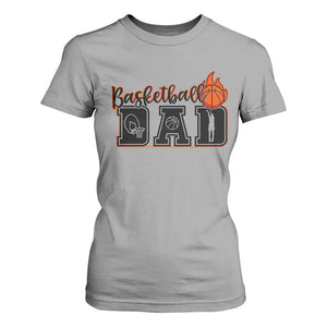 Basketball Dad T Shirt For Women Gift For Sport Lover TS12 Sport Gray Print Your Wear