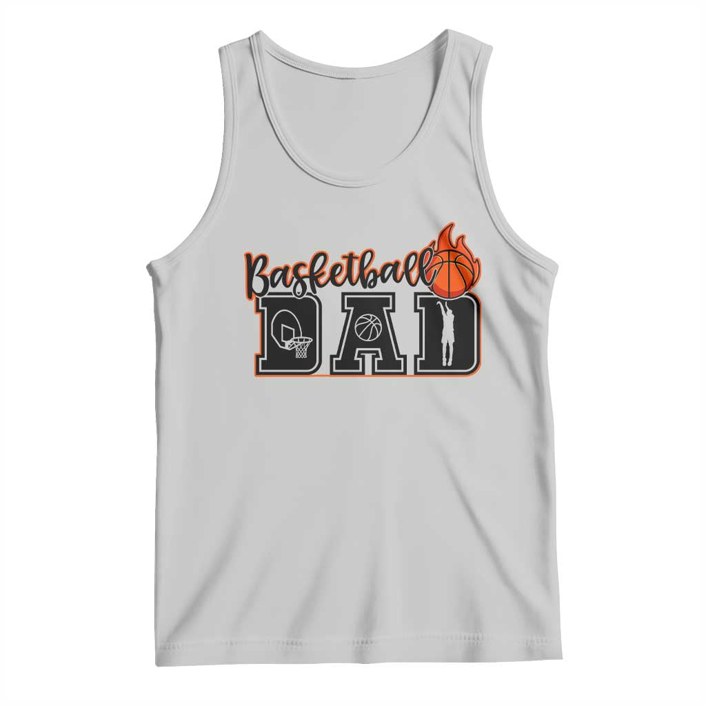 Basketball Dad Tank Top Gift For Sport Lover TS12 Ash Print Your Wear