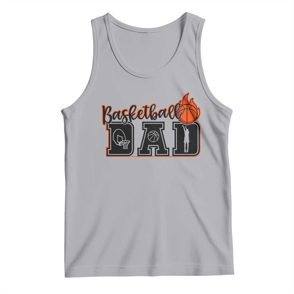 Basketball Dad Tank Top Gift For Sport Lover TS12 Athletic Heather Print Your Wear