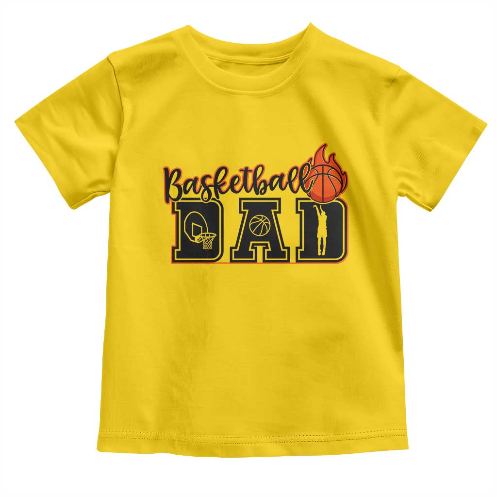 Basketball Dad Toddler T Shirt Gift For Sport Lover TS12 Daisy Print Your Wear