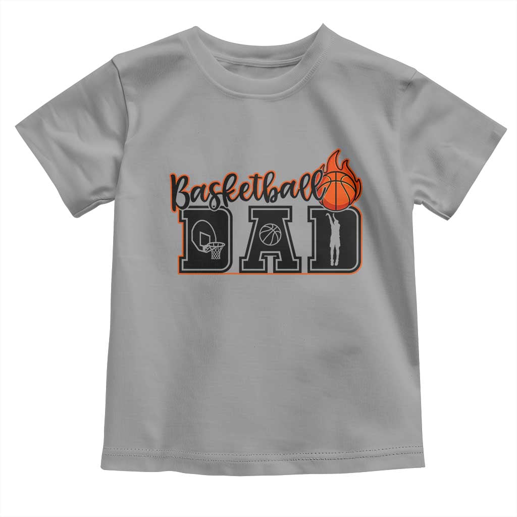 Basketball Dad Toddler T Shirt Gift For Sport Lover TS12 Sport Gray Print Your Wear