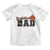Basketball Dad Toddler T Shirt Gift For Sport Lover TS12 White Print Your Wear