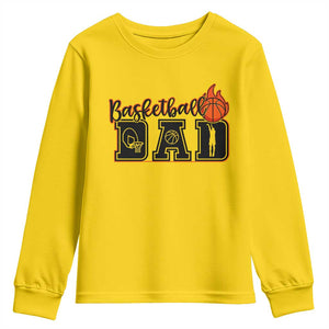 Basketball Dad Youth Sweatshirt Gift For Sport Lover TS12 Daisy Print Your Wear