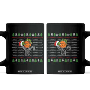 Funny Zombie Hand Basketball Christmas Gift Coffee Mug TS12 Black Print Your Wear