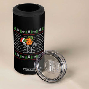 Funny Zombie Hand Basketball Christmas Gift 4 in 1 Can Cooler Tumbler TS12 Print Your Wear