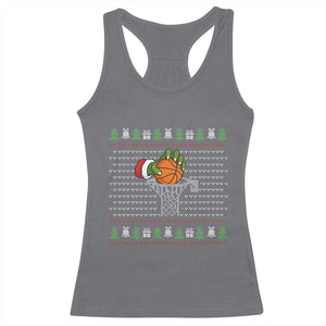 Funny Zombie Hand Basketball Christmas Gift Racerback Tank Top TS12 Charcoal Print Your Wear