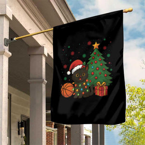 Funny Christmas Black Cat Garden Flag Gift For Cat Lover TS12 Print Your Wear