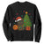 Funny Christmas Black Cat Sweatshirt Gift For Cat Lover TS12 Black Print Your Wear