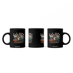 Funny Bowler Gift Coffee Mug Bowling Cat With Sunglasses TS12 Print Your Wear