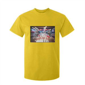 Funny Cats Bowling Battle T Shirt For Kid Gift For Cat Lovers TS12 Daisy Print Your Wear