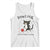 Bowling Because Murder Is Wrong Tank Top Funny Cat Lovers Gift TS12 White Print Your Wear