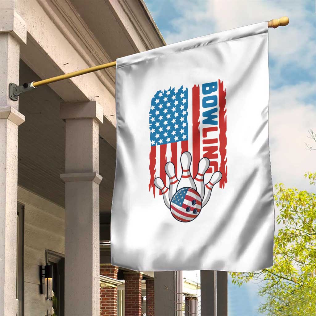 American Flag Patriotic Bowling Garden Flag Bowler Gift TS12 Print Your Wear