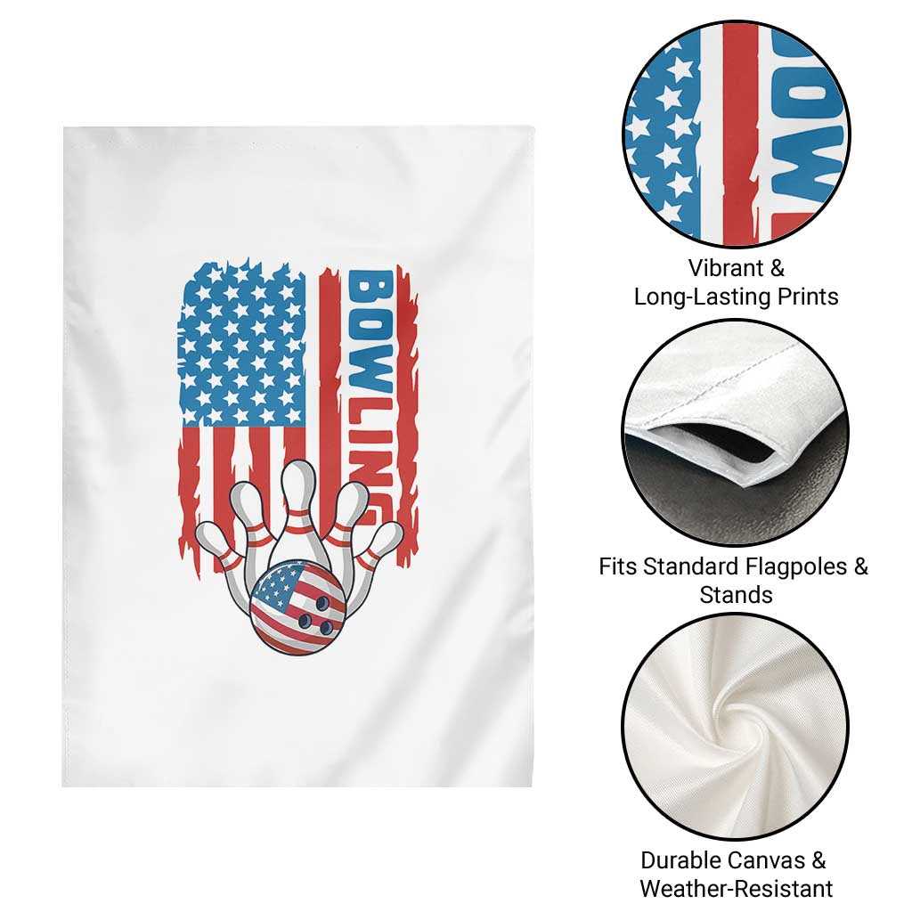American Flag Patriotic Bowling Garden Flag Bowler Gift TS12 Print Your Wear