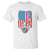 American Flag Patriotic Bowling T Shirt Bowler Gift TS12 White Print Your Wear