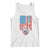American Flag Patriotic Bowling Tank Top Bowler Gift TS12 White Print Your Wear