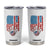American Flag Patriotic Bowling Tumbler Cup Bowler Gift TS12 White Print Your Wear