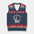 Funny Bowling Beer Lover Gift V-Neck Knit Sweater Vest Bowl Beer Repeat TS12 Navy Red Print Your Wear