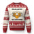 Bowling And Beer That's Why I'm Here Ugly Christmas Sweater Drinking Bowling Gift TS12 Beige Red Print Your Wear