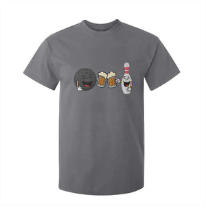 Funny Bowling And Beer Lover Gift T Shirt For Kid TS12 Charcoal Print Your Wear