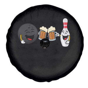 Funny Bowling And Beer Lover Gift Spare Tire Cover TS12 Print Your Wear