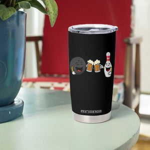 Funny Bowling And Beer Lover Gift Tumbler Cup TS12 Print Your Wear