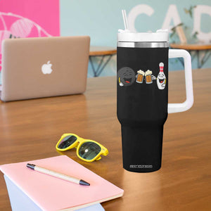 Funny Bowling And Beer Lover Gift Tumbler With Handle TS12 Print Your Wear