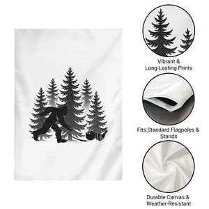 Funny Bigfoot Bowler Garden Flag Bowling Strike Sports Lover Gift