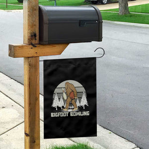 Funny Bigfoot Bowling Garden Flag Gift For Bowler - Print Your Wear