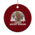 Funny Bigfoot Bowling Ceramic Ornament Gift For Bowler TS12 1pc Red Print Your Wear