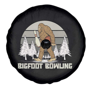 Funny Bigfoot Bowling Spare Tire Cover Gift For Bowler TS12 Print Your Wear