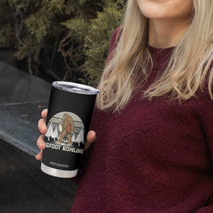 Funny Bigfoot Bowling Tumbler Cup Gift For Bowler TS12 Print Your Wear