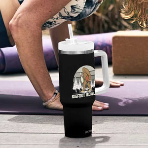 Funny Bigfoot Bowling Tumbler With Handle Gift For Bowler TS12 Print Your Wear