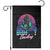Funny Bigfoot Bowling Vaporwave Gift Garden Flag - Print Your Wear
