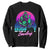 Funny Bigfoot Bowling Vaporwave Gift Sweatshirt TS12 Black Print Your Wear