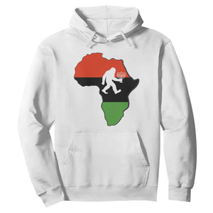 Funny Kwanzaa Bigfoot Lover Hoodie Festival Of Lights African Heritage Gift TS12 White Print Your Wear