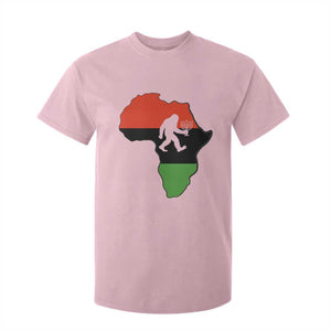 Funny Kwanzaa Bigfoot Lover T Shirt For Kid Festival Of Lights African Heritage Gift TS12 Light Pink Print Your Wear