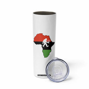 Funny Kwanzaa Bigfoot Lover Skinny Tumbler Festival Of Lights African Heritage Gift TS12 Print Your Wear