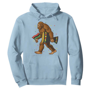 Funny Kwanzaa Bigfoot Lover Hoodie African American Holiday Gift TS12 Light Blue Print Your Wear