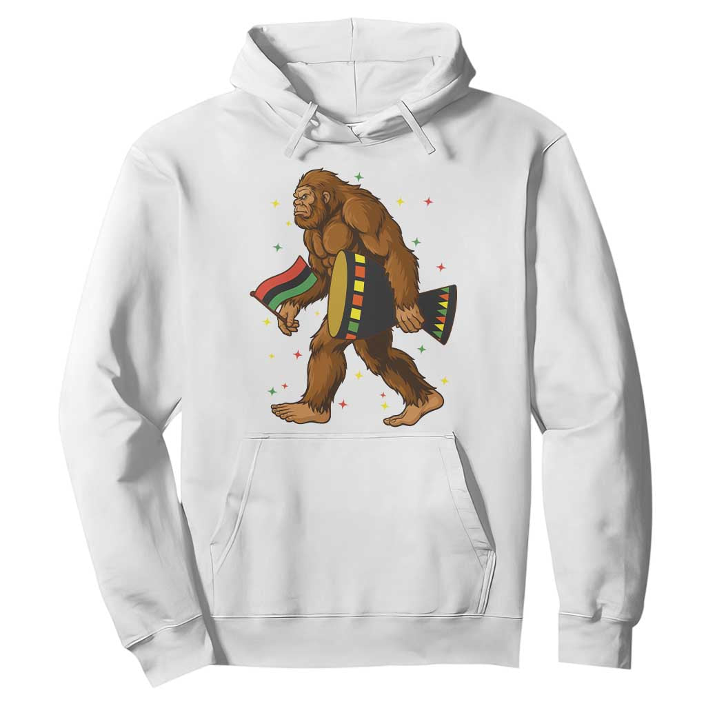 Funny Kwanzaa Bigfoot Lover Hoodie African American Holiday Gift - Print Your Wear