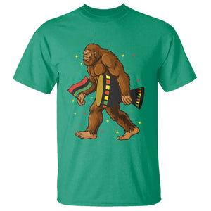 Funny Kwanzaa Bigfoot Lover T Shirt African American Holiday Gift - Print Your Wear