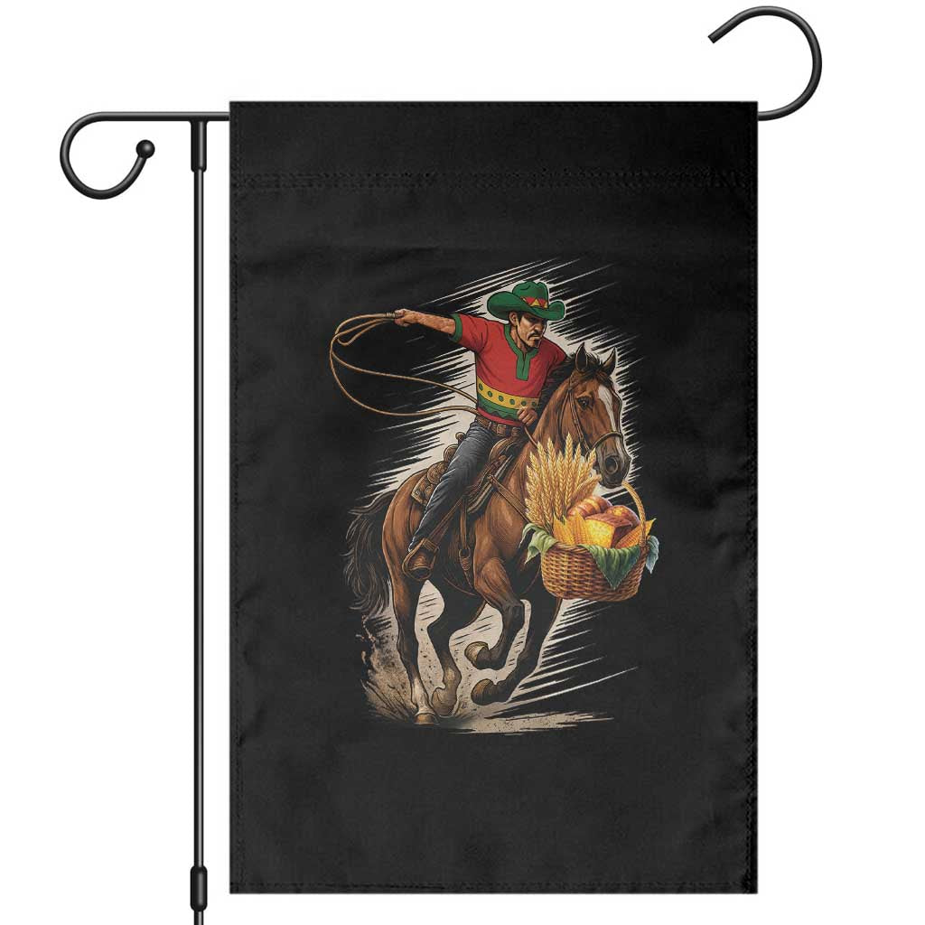 Kwanzaa Cowboy Garden Flag Funny African American Festival Gift - Print Your Wear