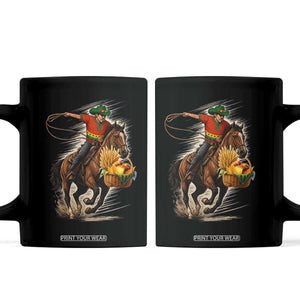 Kwanzaa Cowboy Coffee Mug Funny African American Festival Gift TS12 Black Print Your Wear
