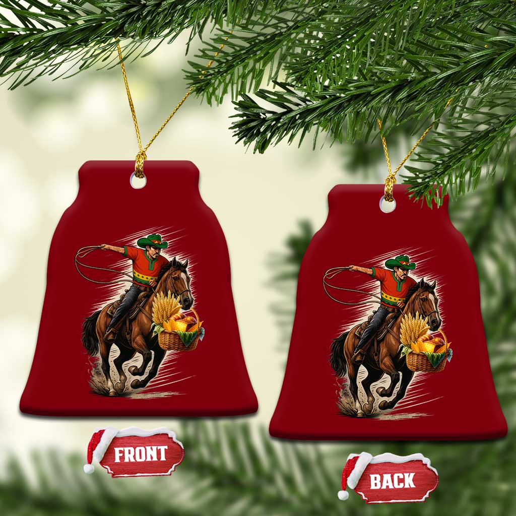Kwanzaa Cowboy Ceramic Ornament Funny African American Festival Gift TS12 Print Your Wear