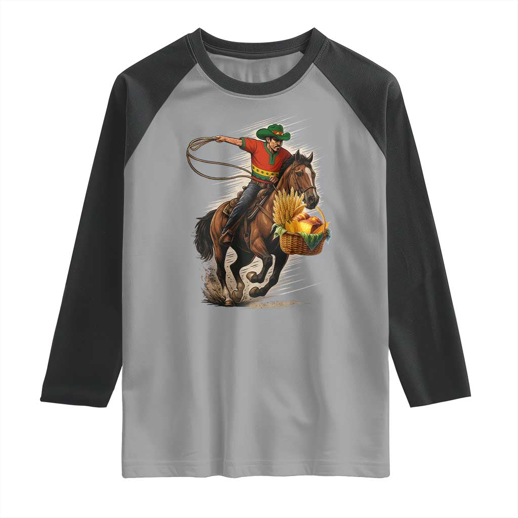 Kwanzaa Cowboy Raglan Shirt Funny African American Festival Gift - Print Your Wear