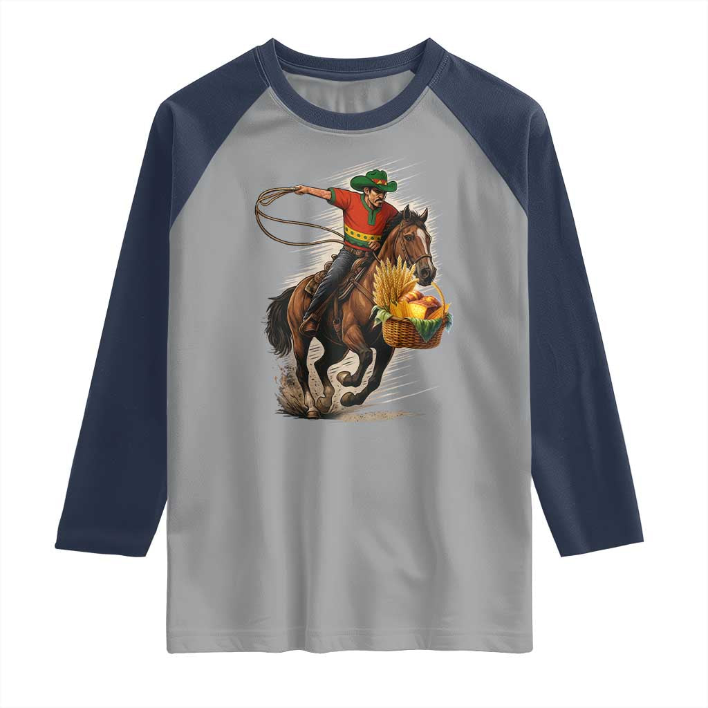 Kwanzaa Cowboy Raglan Shirt Funny African American Festival Gift TS12 Sport Gray Navy Print Your Wear