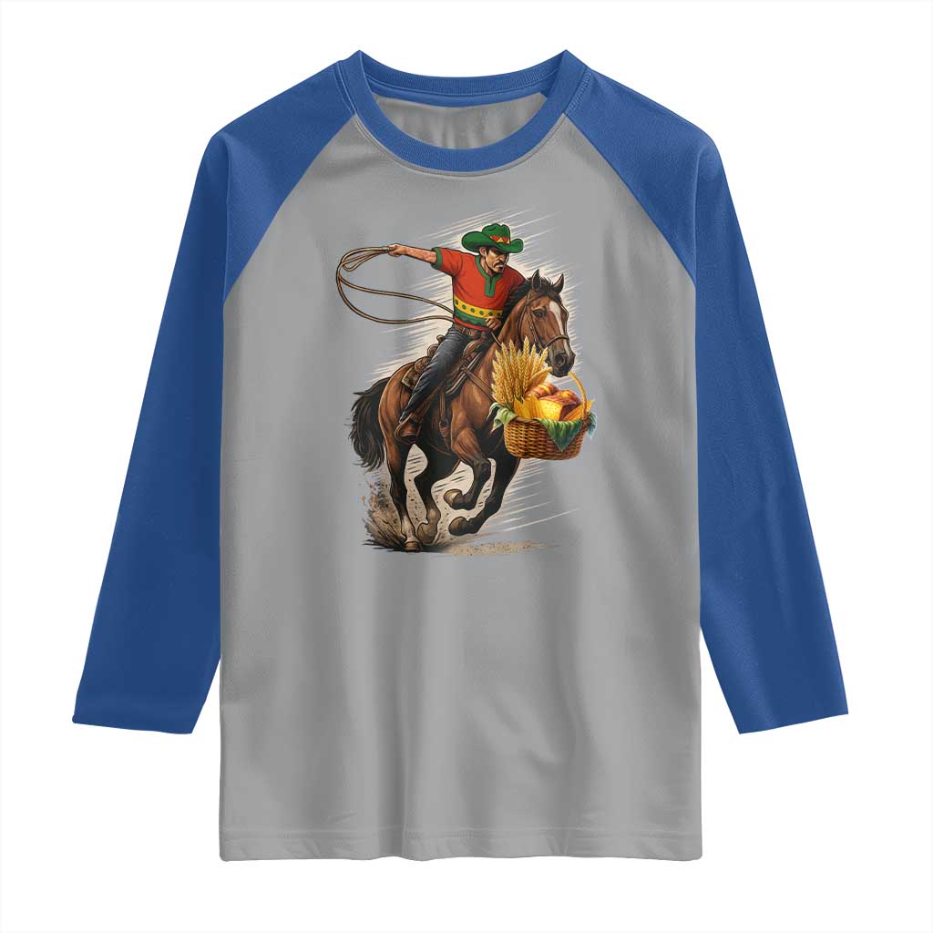 Kwanzaa Cowboy Raglan Shirt Funny African American Festival Gift - Print Your Wear