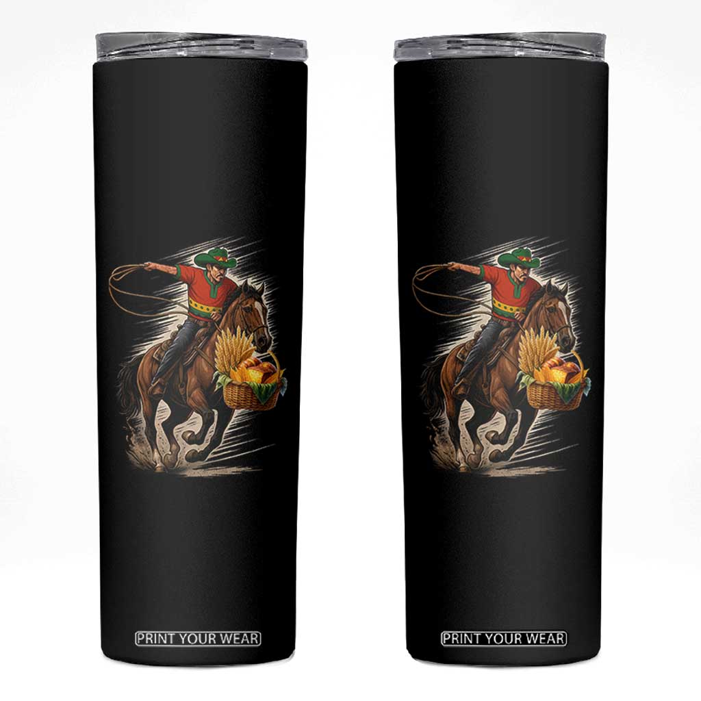 Kwanzaa Cowboy Skinny Tumbler Funny African American Festival Gift - Print Your Wear
